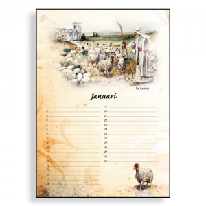 Verjaardagskalender Bijbelse taferelen Rino Visser